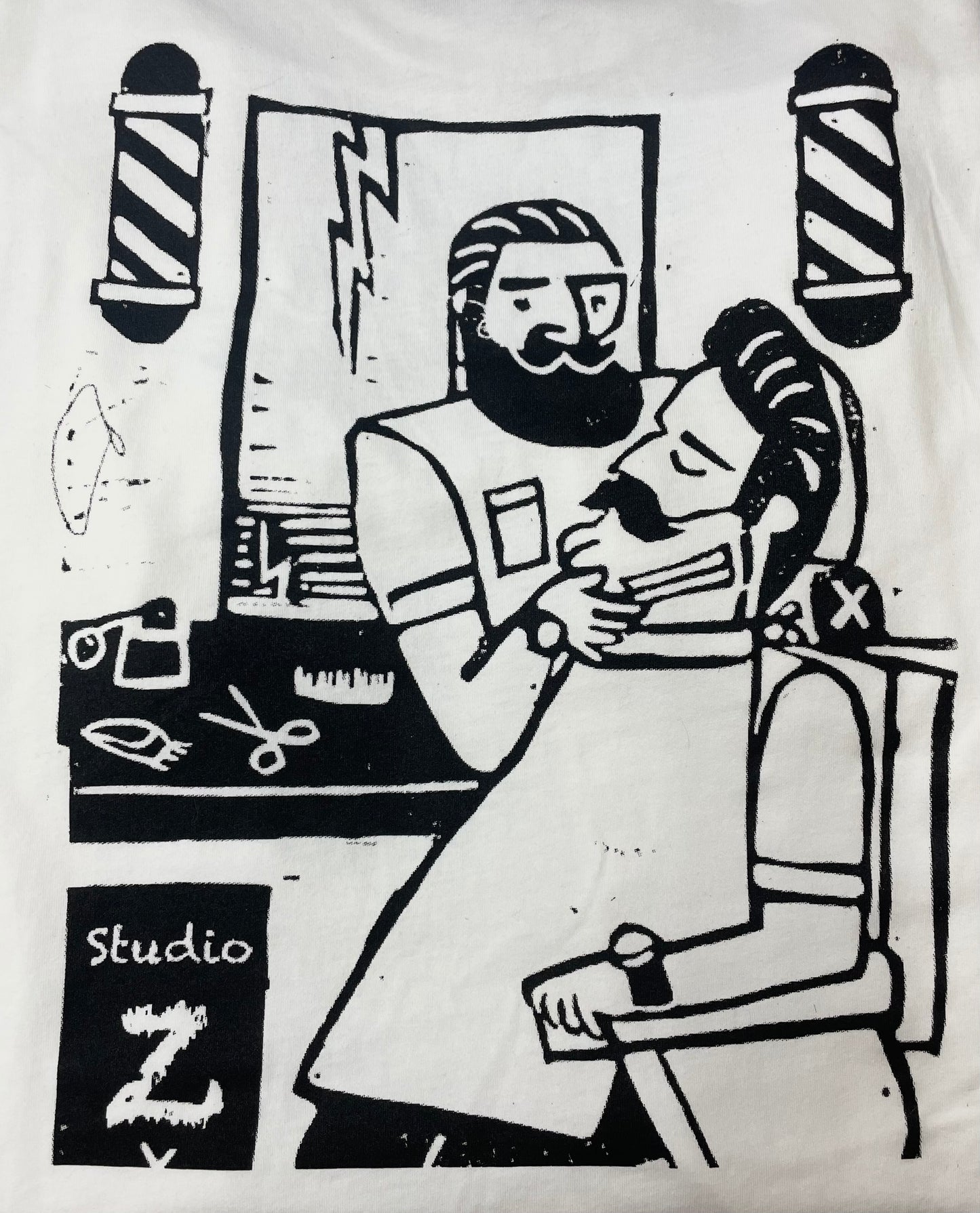 THE BARBERS PICASSO T-SHIRT