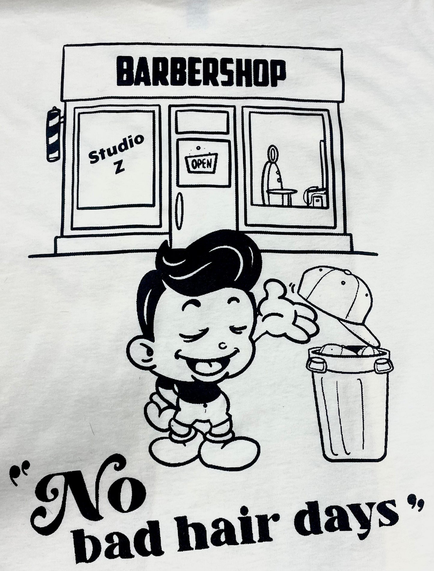 NO BAD HAIR DAYS T-SHIRT